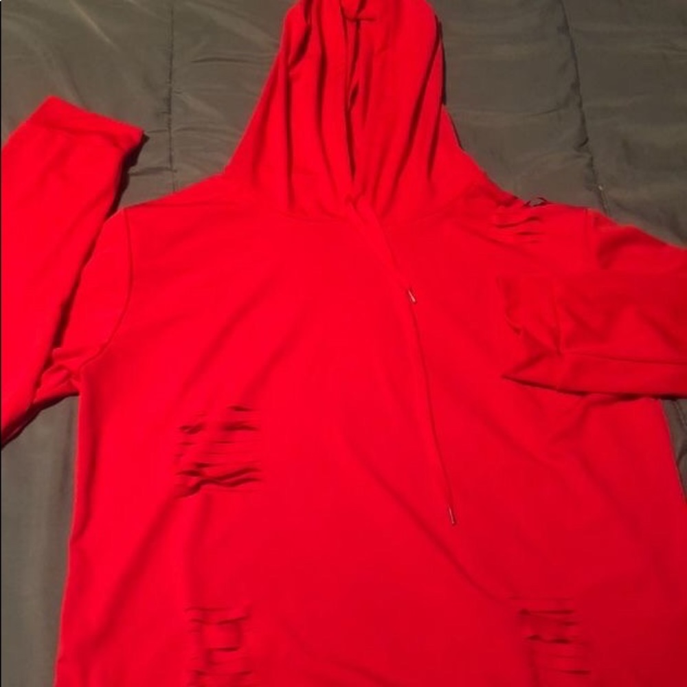 Red slick material